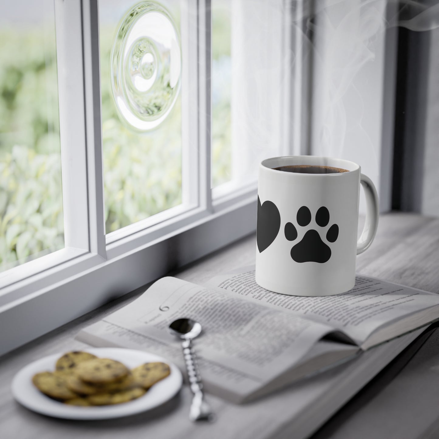 Tasse - Hundepfote mit Herz 4