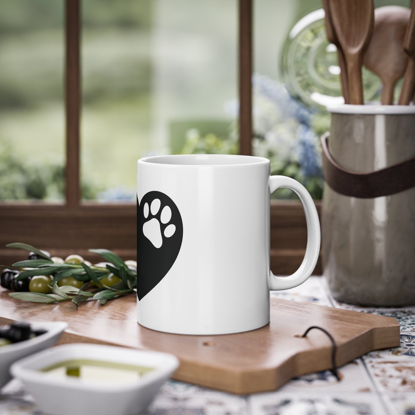 Tasse - Hundepfote mit Herz 6