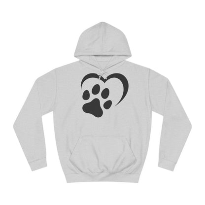 Hoodie Unisex - Hundepfote mit Herz 2