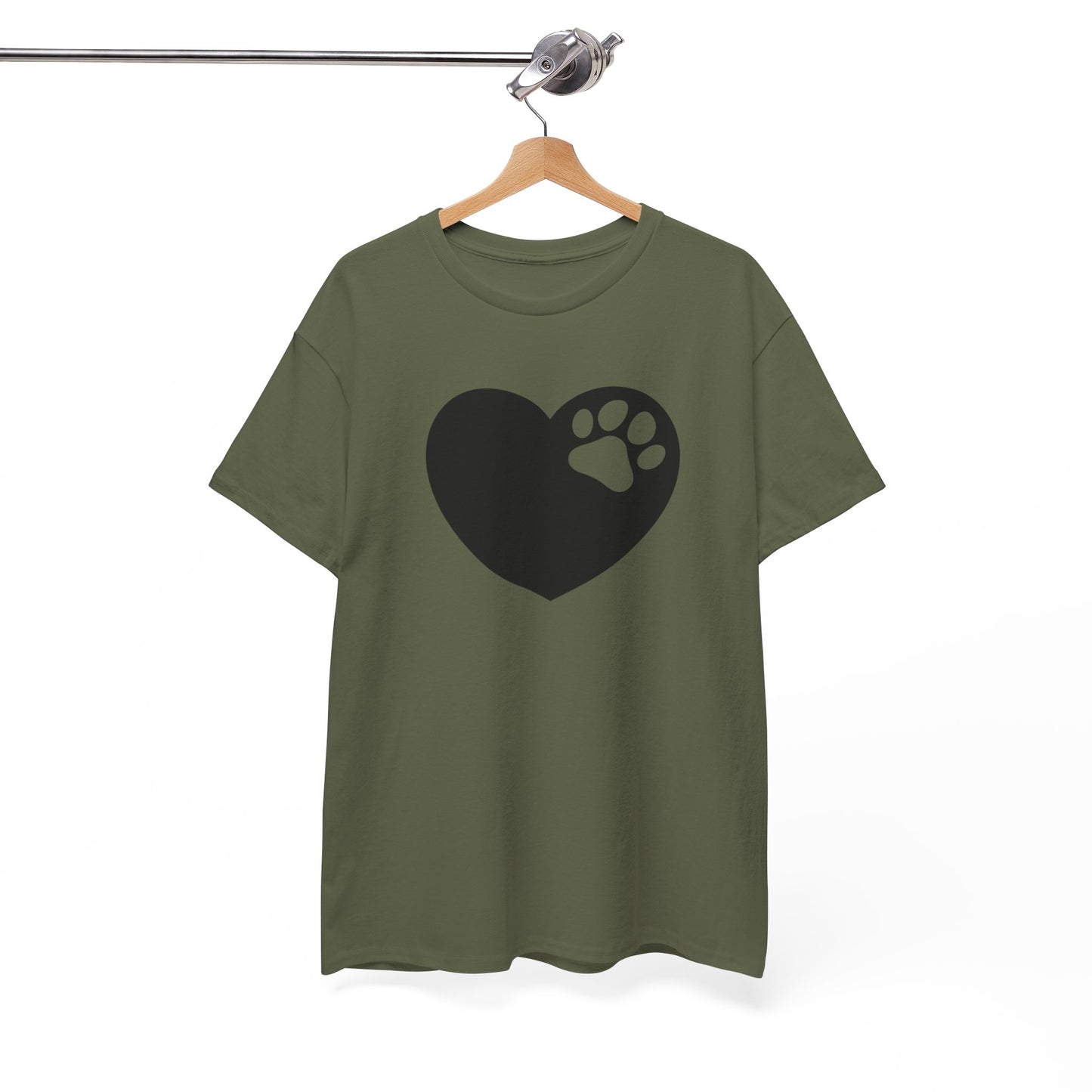 T-Shirt Unisex - Hundepfote mit Herz 6