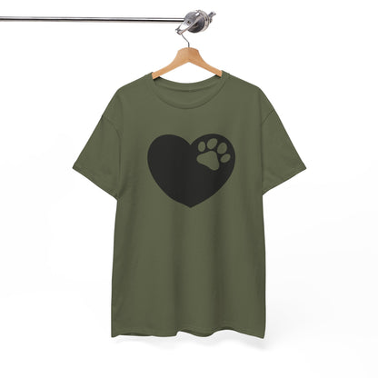 T-Shirt Unisex - Hundepfote mit Herz 6