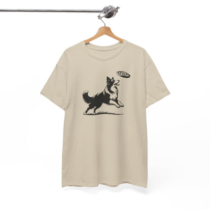 T-Shirt Unisex - Border Collie Frisbee