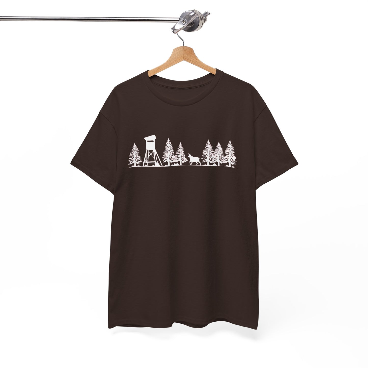 T-Shirt Unisex - Hochsitz im Wald - Gams