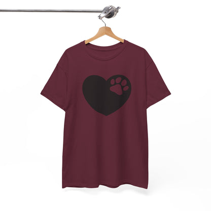 T-Shirt Unisex - Hundepfote mit Herz 6