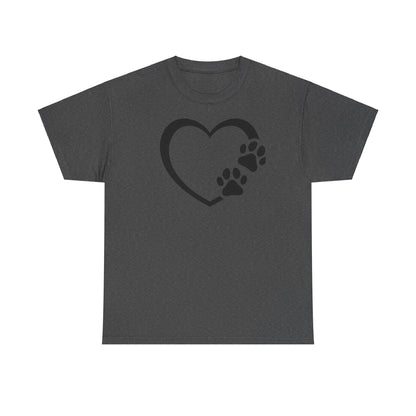 T-Shirt Unisex - Hundepfote mit Herz 7