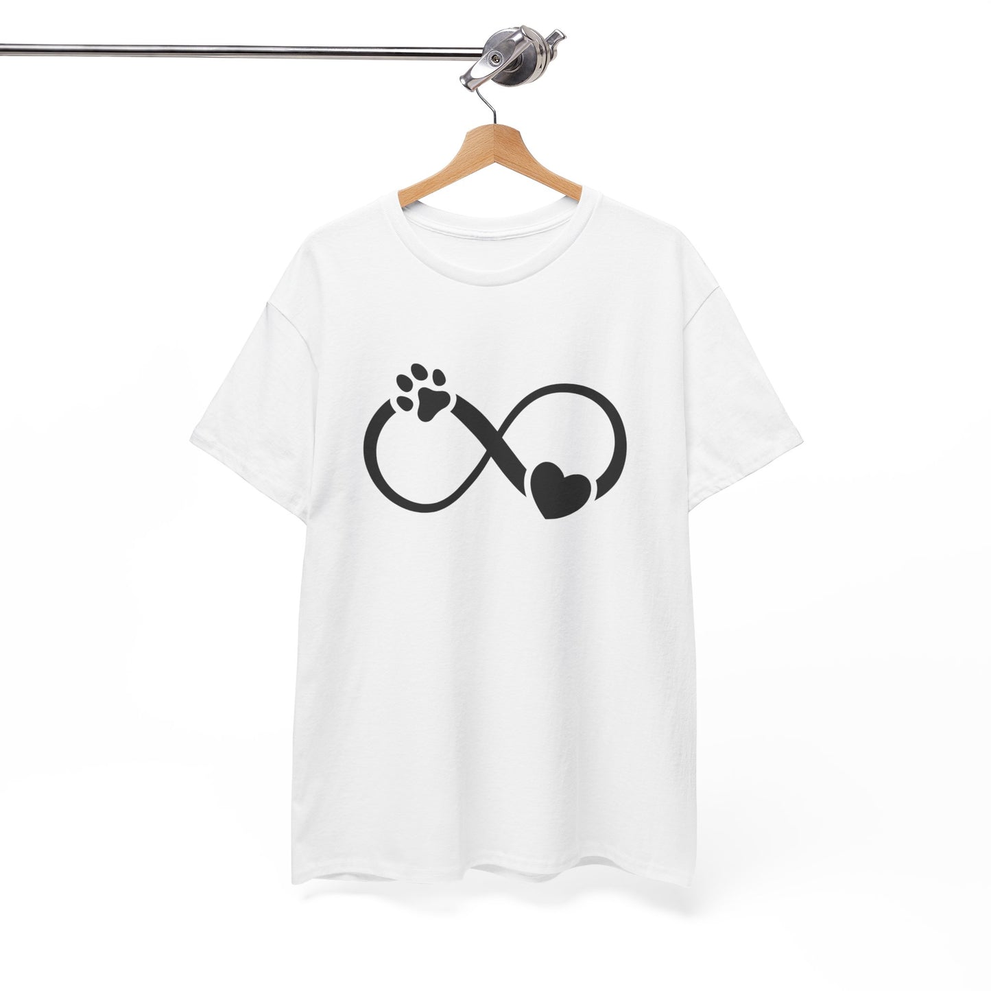 T-Shirt Unisex - Hundepfote mit Herz 3