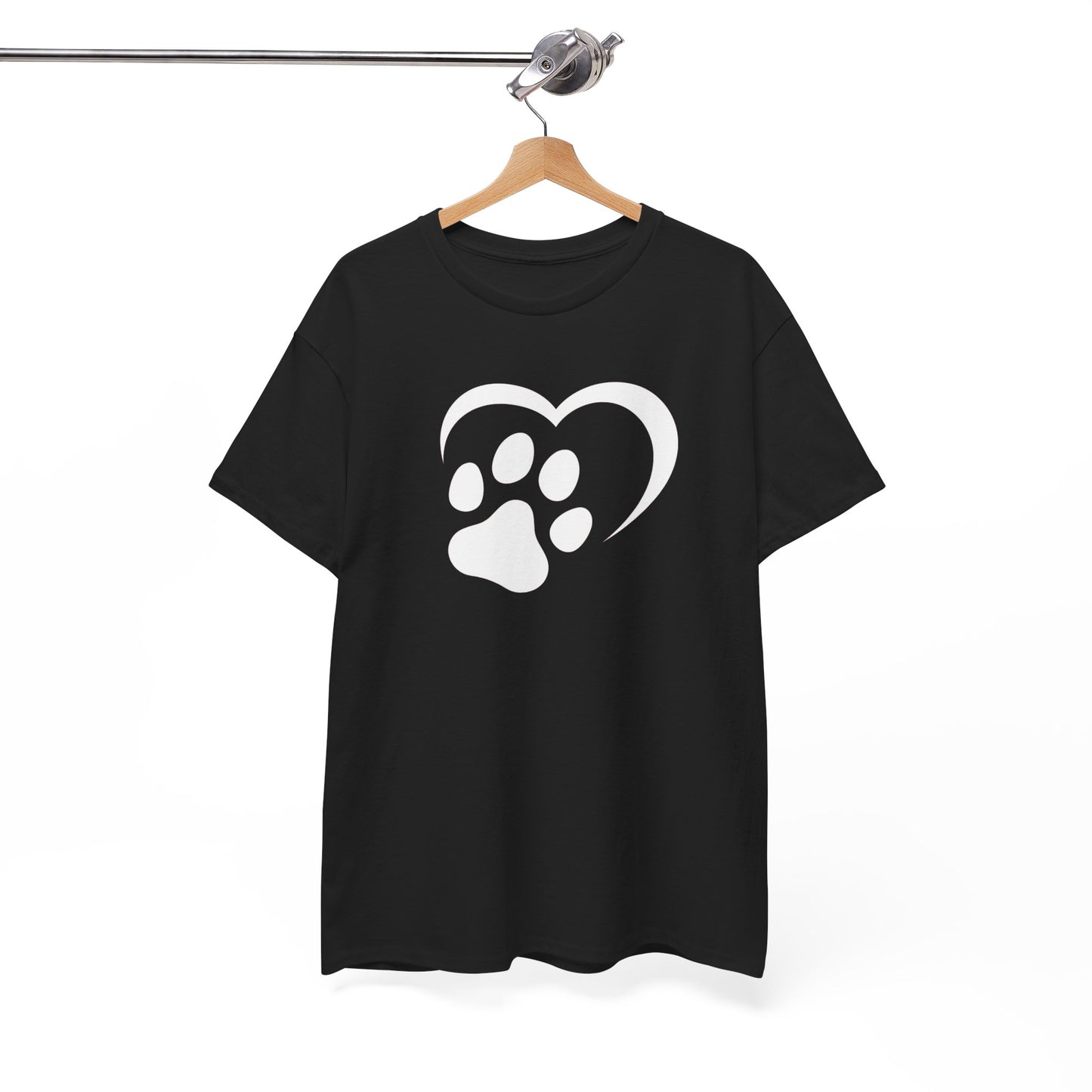 T-Shirt Unisex - Hundepfote mit Herz 2