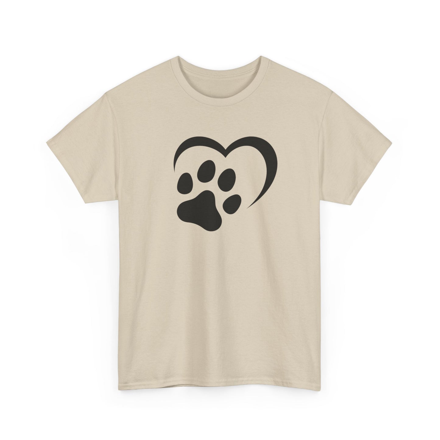 T-Shirt Unisex - Hundepfote mit Herz 2
