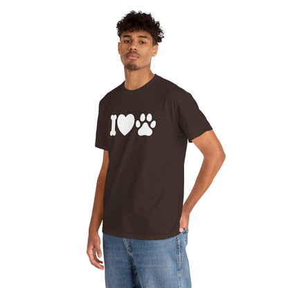 T-Shirt Unisex - Hundepfote mit Herz 4