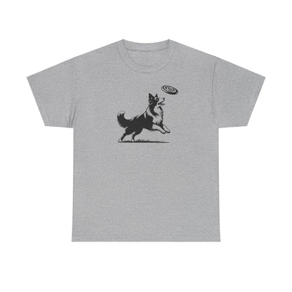 T-Shirt Unisex - Border Collie Frisbee