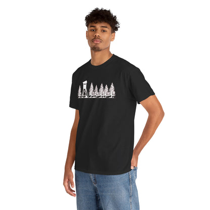 T-Shirt Unisex - Hochsitz im Wald