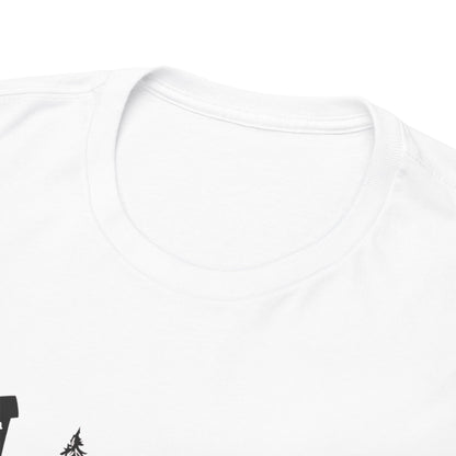 T-Shirt Unisex - Hochsitz im Wald - Rothirsch