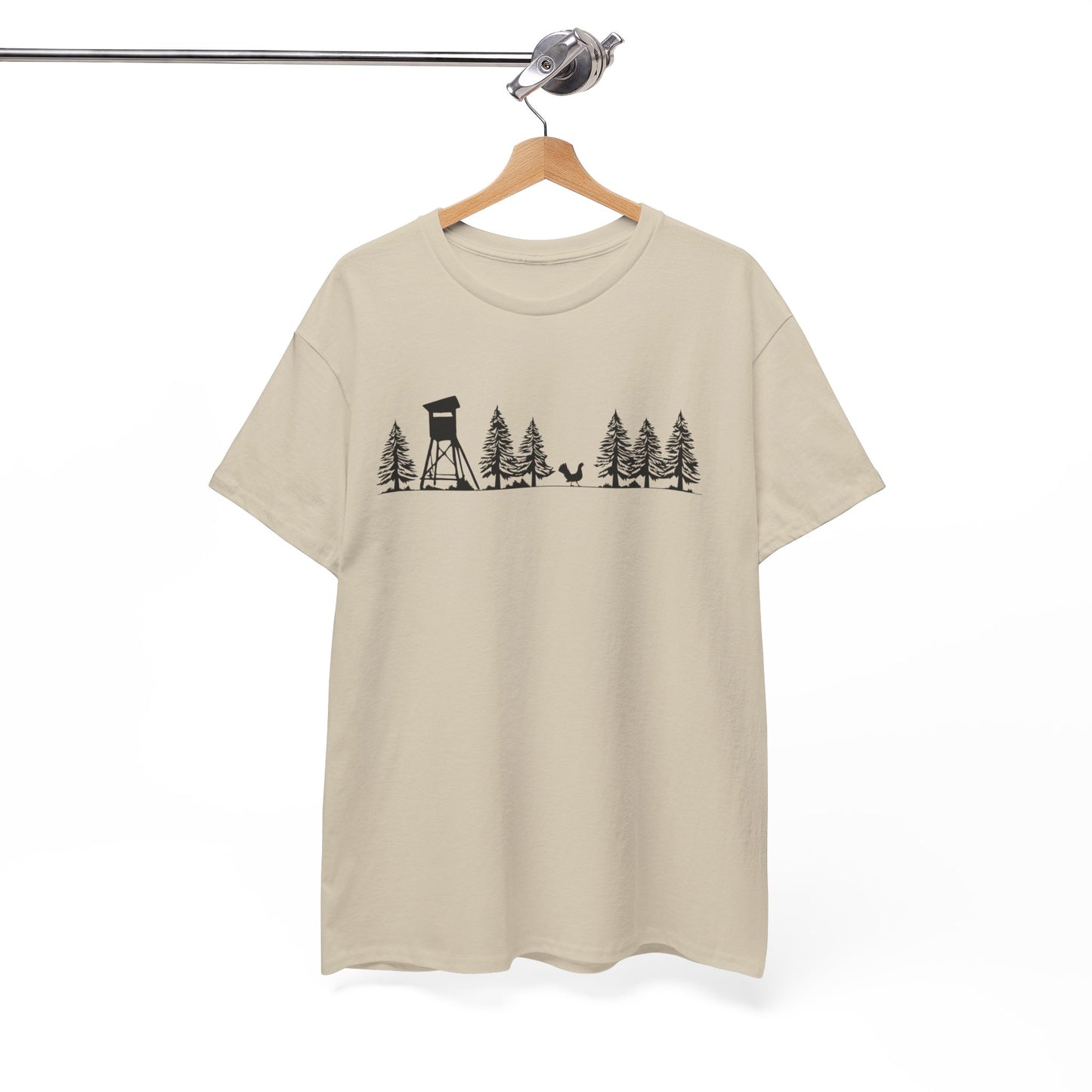 T-Shirt Unisex - Hochsitz im Wald - Auerhahn