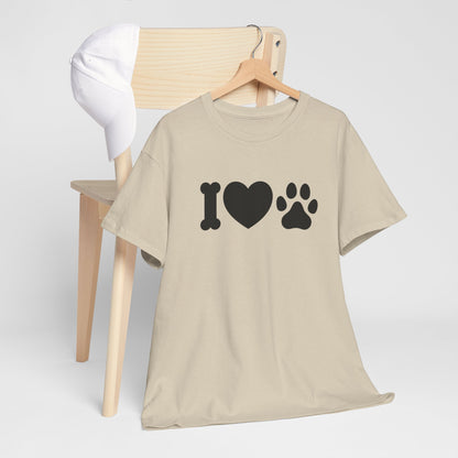 T-Shirt Unisex - Hundepfote mit Herz 4