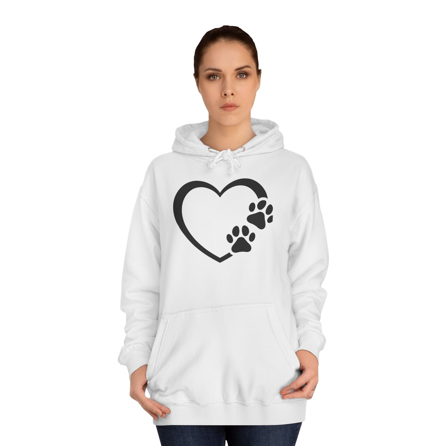 Hoodie Unisex - Hundepfote mit Herz 7