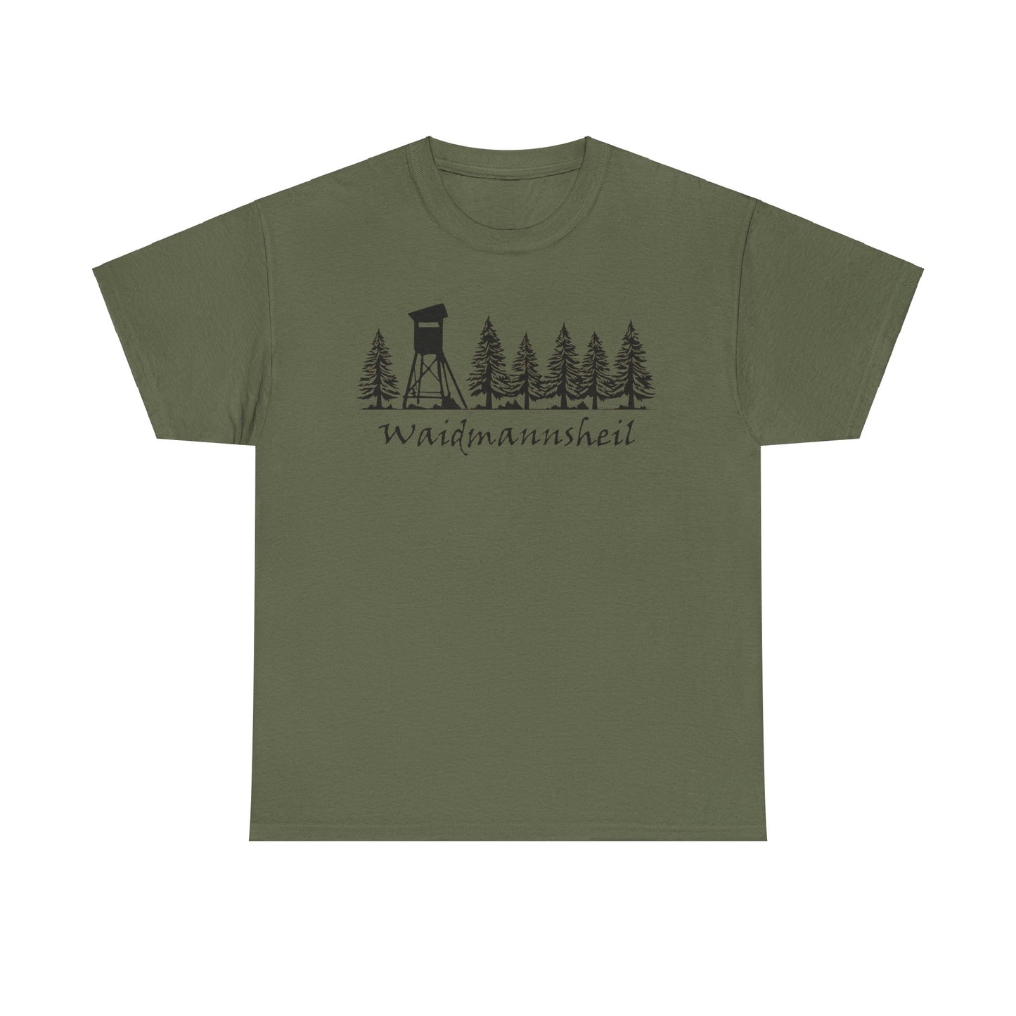 T-Shirt Unisex - Hochsitz im Wald - Waidmannsheil