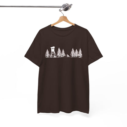 T-Shirt Unisex - Hochsitz im Wald - Fuchs