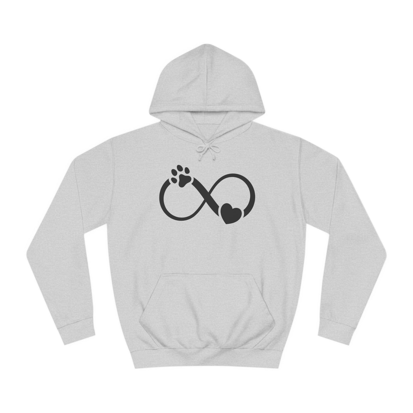 Hoodie Unisex - Hundepfote mit Herz 3
