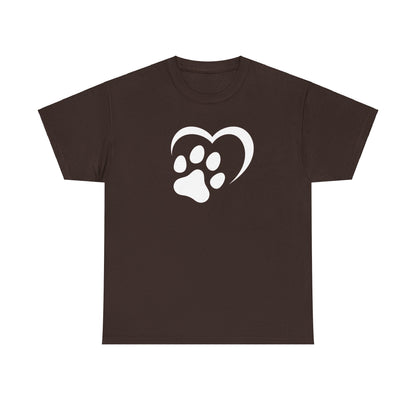 T-Shirt Unisex - Hundepfote mit Herz 2