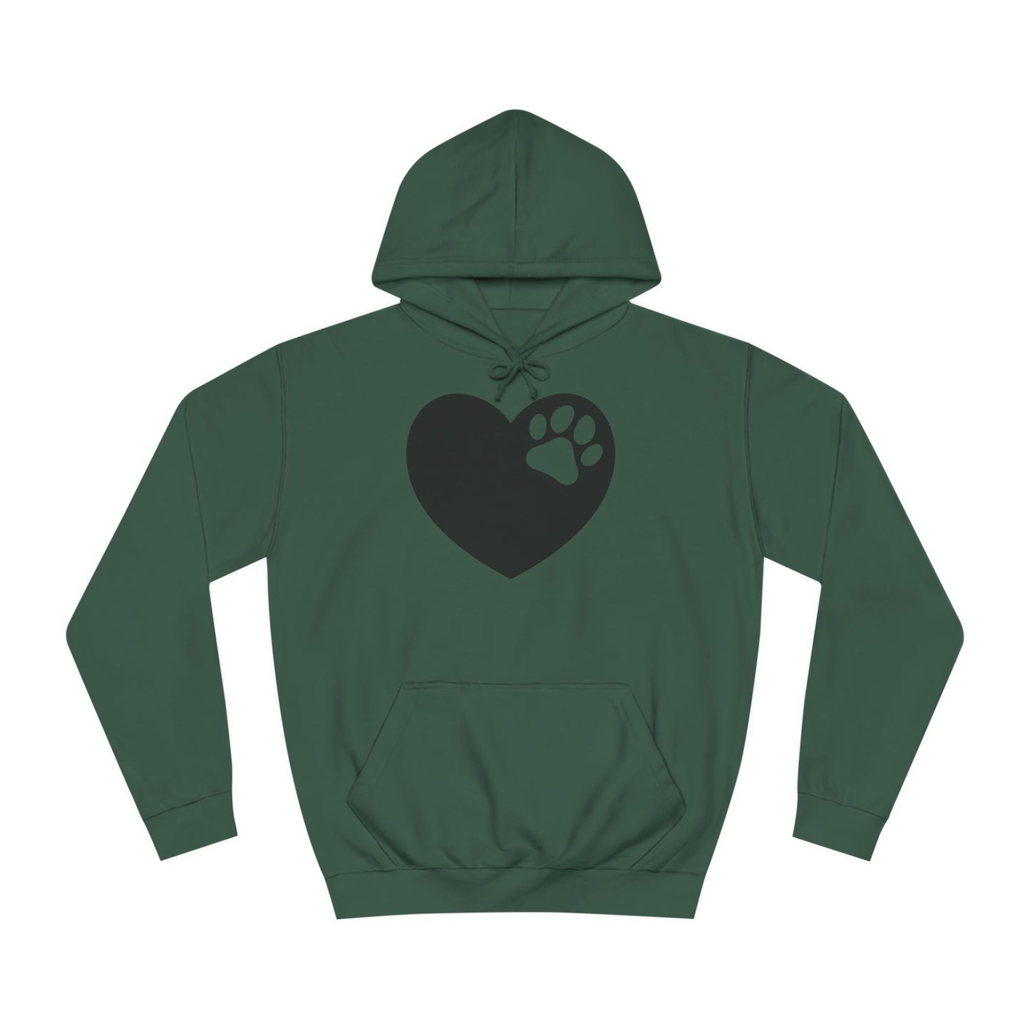 Hoodie Unisex - Hundepfote mit Herz 6
