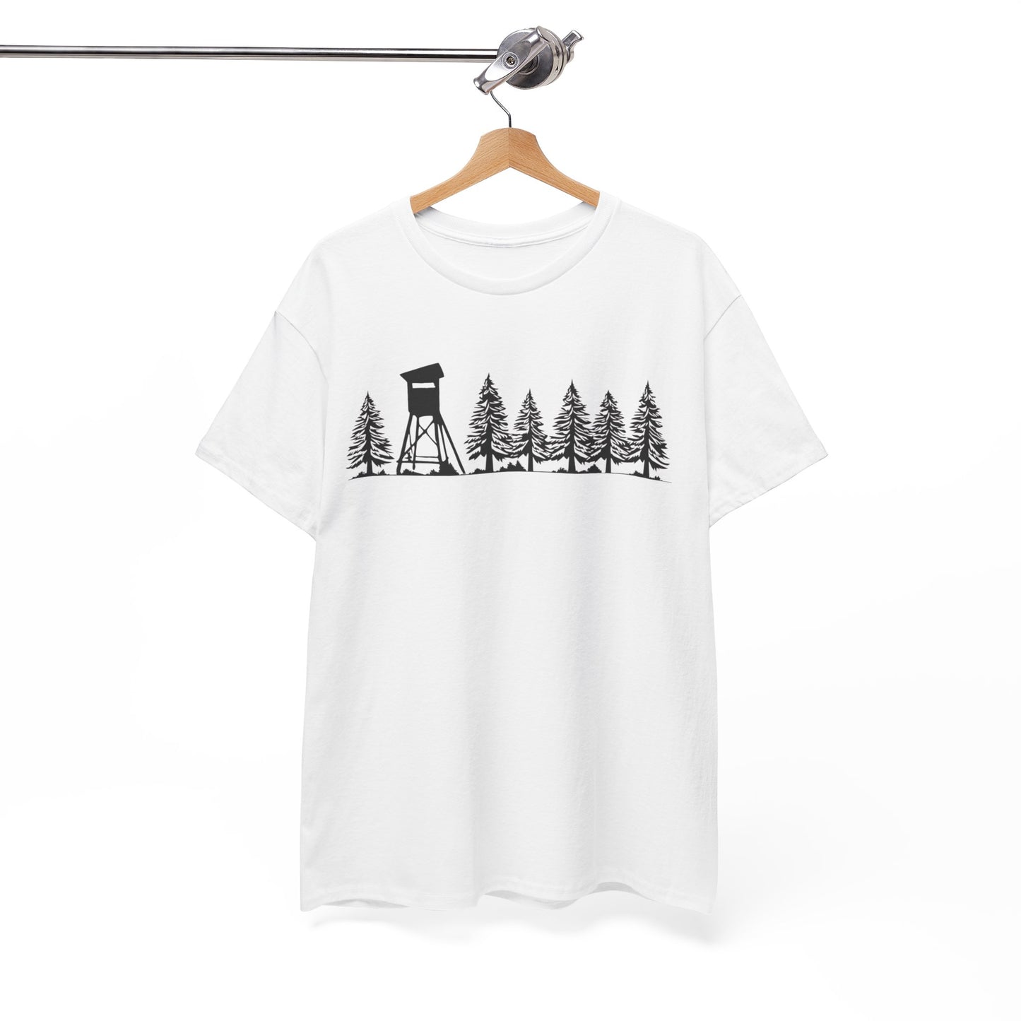 T-Shirt Unisex - Hochsitz im Wald