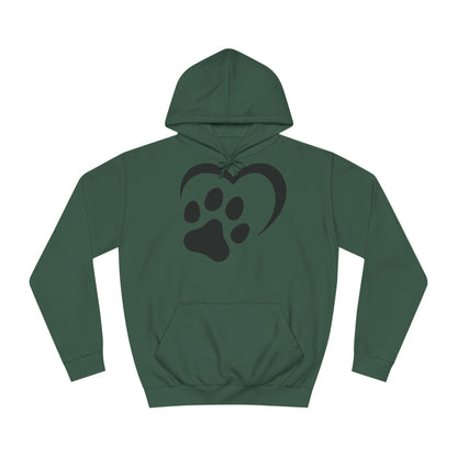 Hoodie Unisex - Hundepfote mit Herz 2