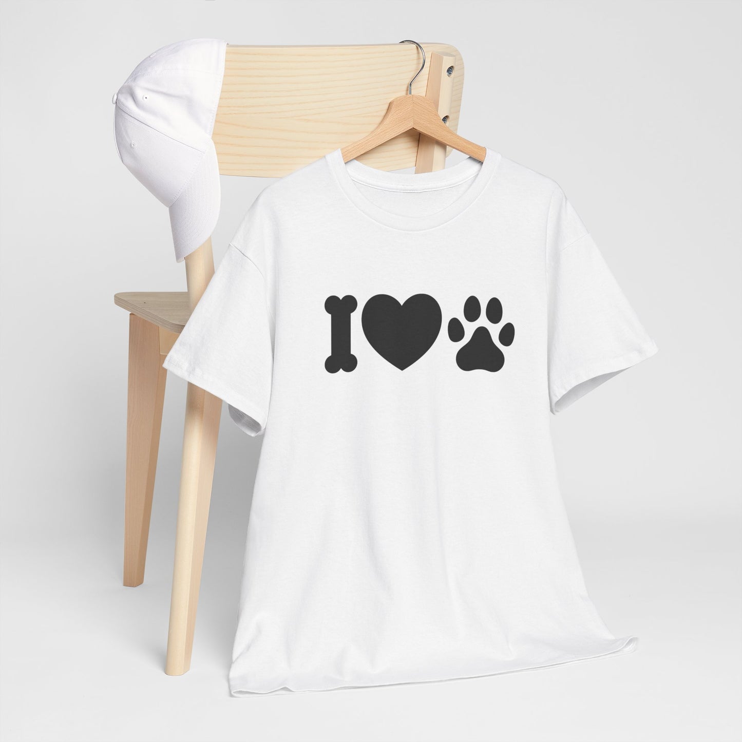 T-Shirt Unisex - Hundepfote mit Herz 4