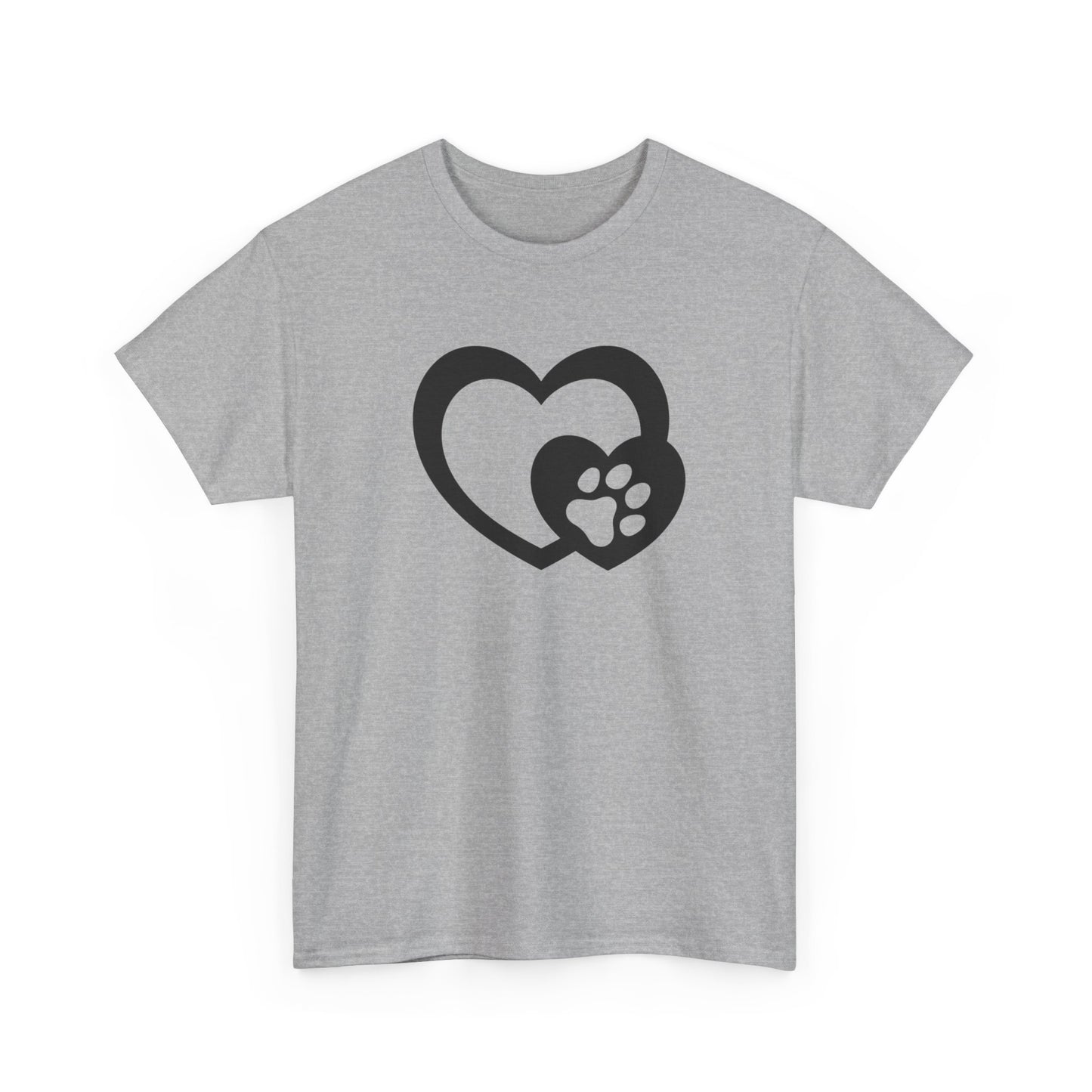 T-Shirt Unisex - Hundepfote mit Herz 5