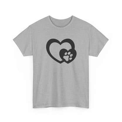 T-Shirt Unisex - Hundepfote mit Herz 5