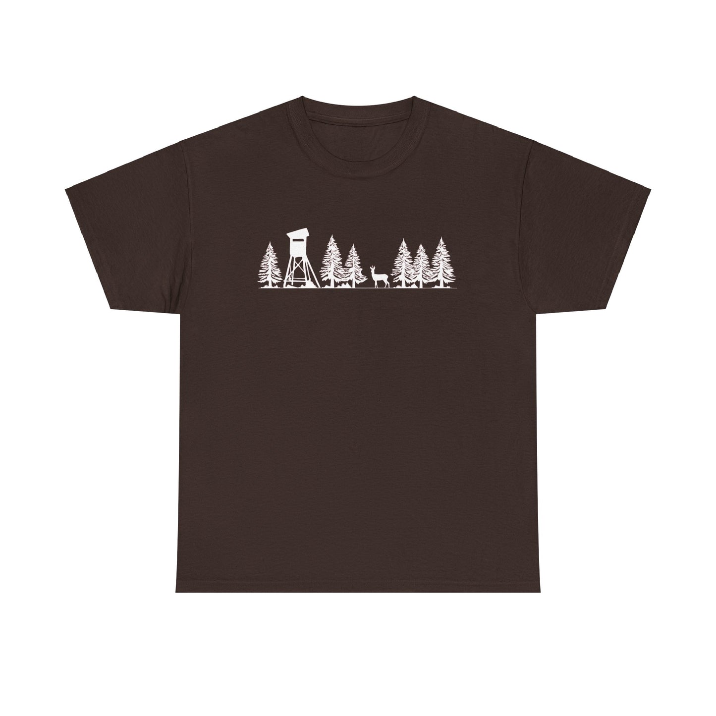 T-Shirt Unisex - Hochsitz im Wald - Rehbock