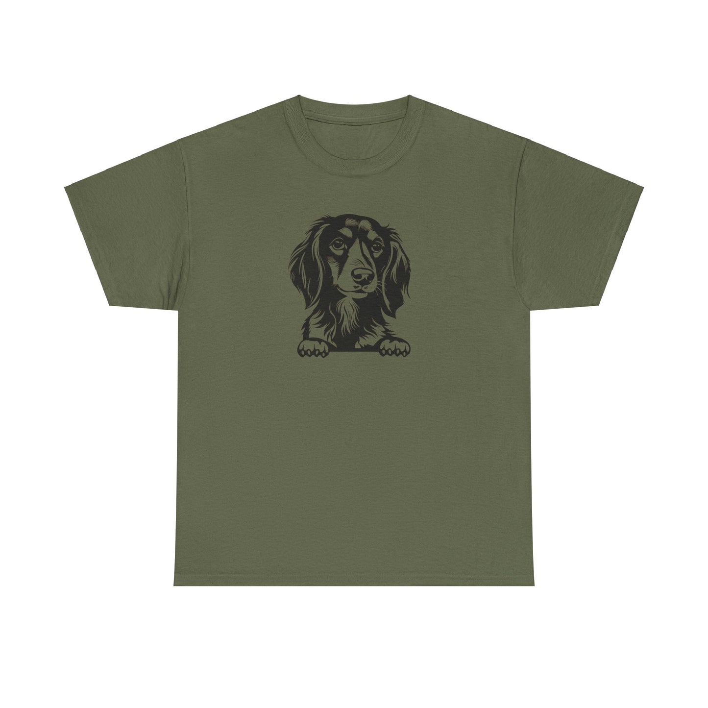 T-Shirt Unisex - Dackel Langhaar 1