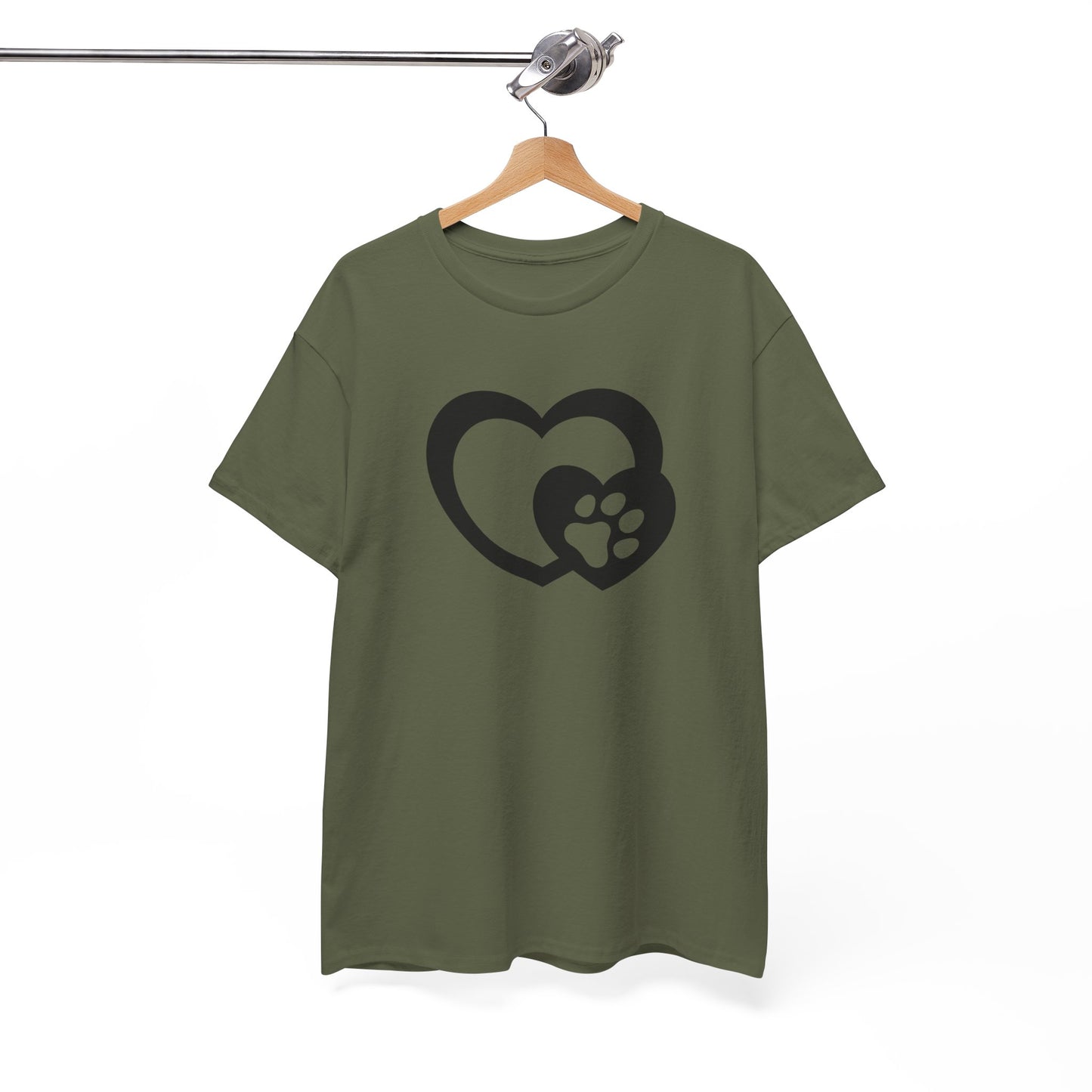 T-Shirt Unisex - Hundepfote mit Herz 5