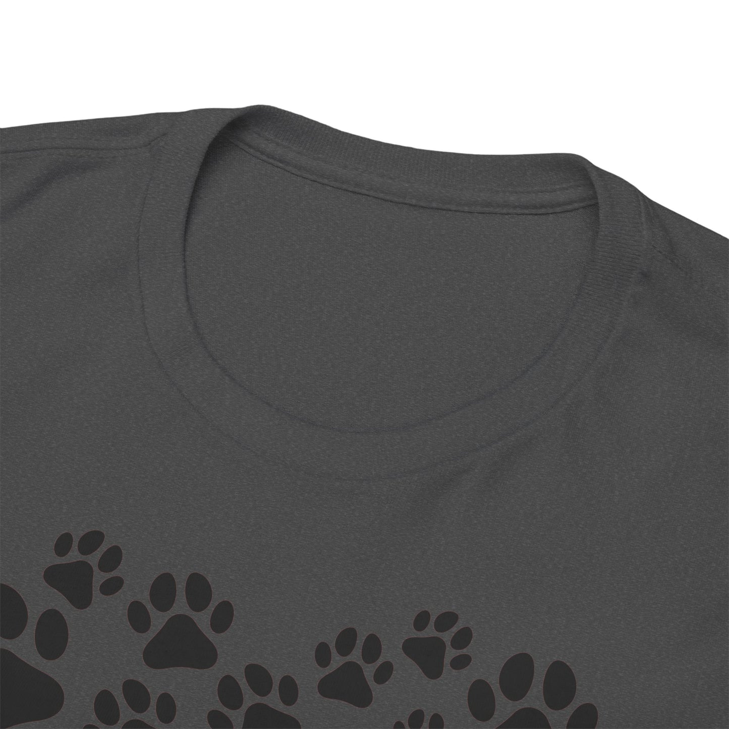 T-Shirt Unisex - Herz aus Hundepfoten
