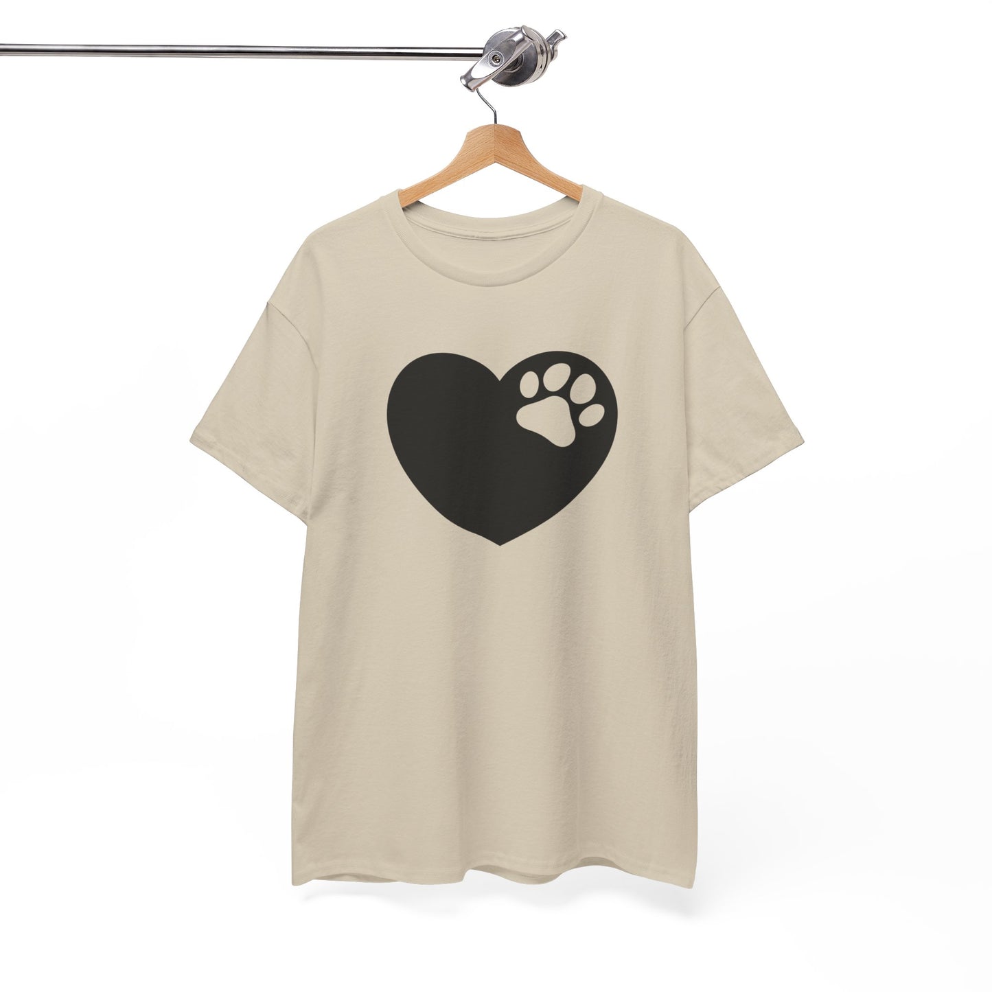 T-Shirt Unisex - Hundepfote mit Herz 6