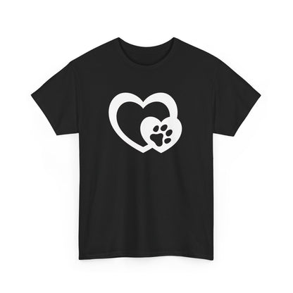 T-Shirt Unisex - Hundepfote mit Herz 5