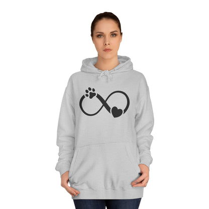 Hoodie Unisex - Hundepfote mit Herz 3