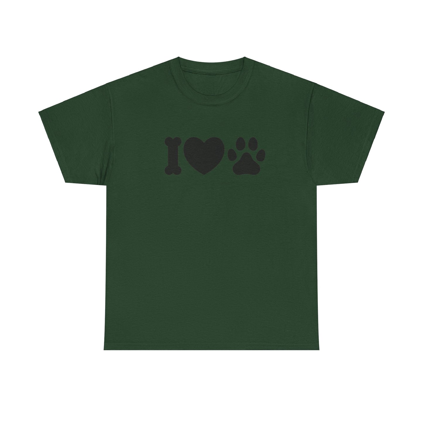 T-Shirt Unisex - Hundepfote mit Herz 4
