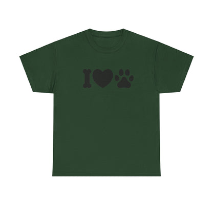 T-Shirt Unisex - Hundepfote mit Herz 4