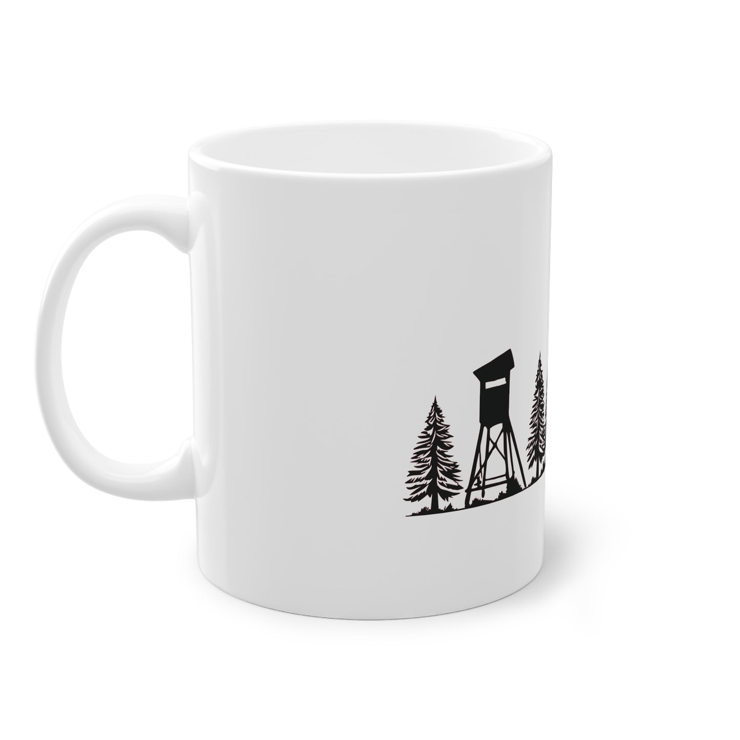 Tasse - Hochsitz im Wald - Auerhahn