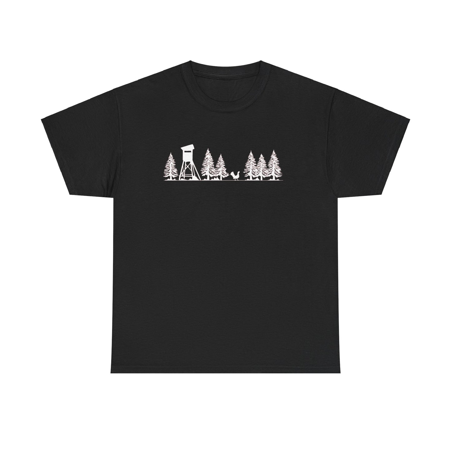 T-Shirt Unisex - Hochsitz im Wald - Auerhahn