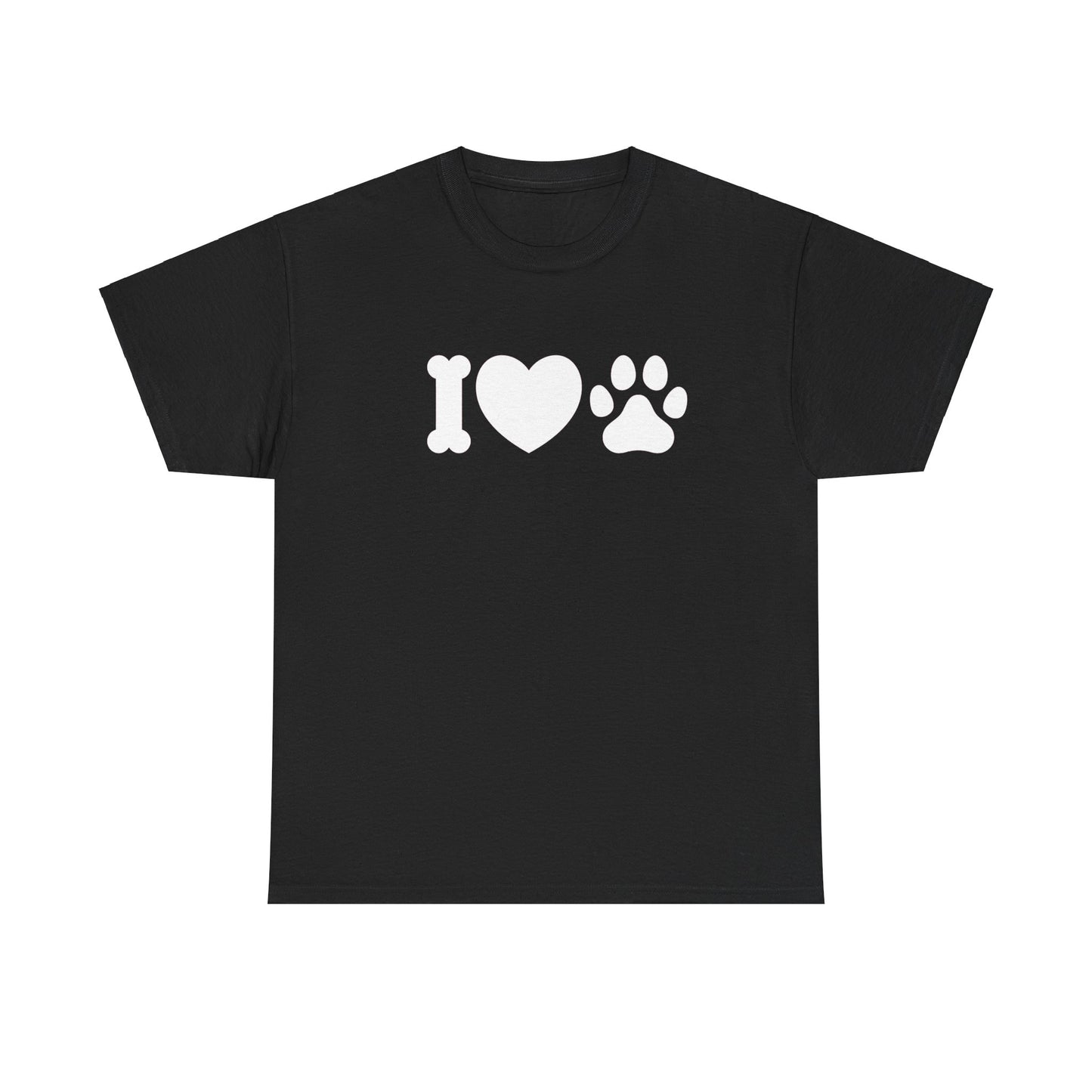 T-Shirt Unisex - Hundepfote mit Herz 4