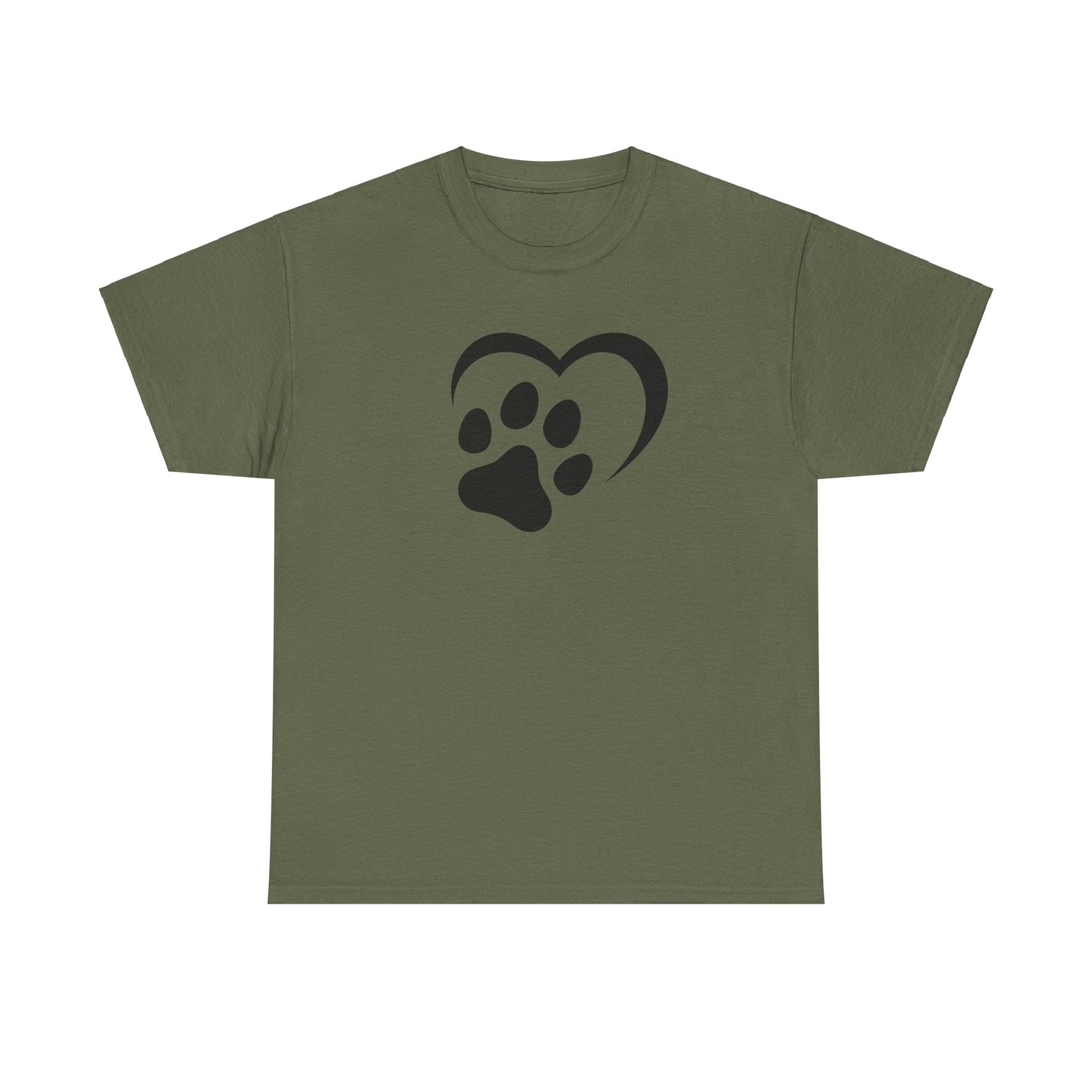 T-Shirt Unisex - Hundepfote mit Herz 2