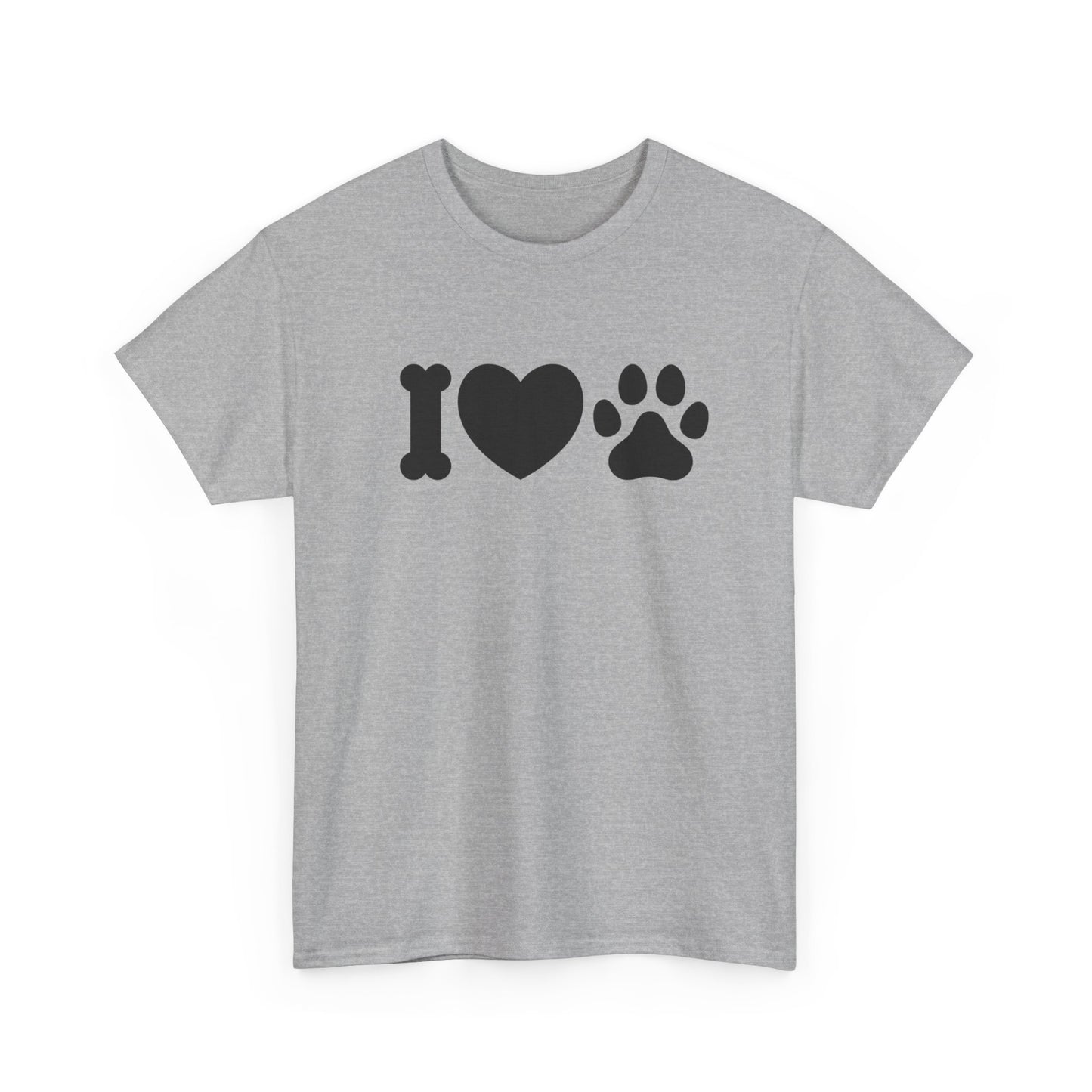 T-Shirt Unisex - Hundepfote mit Herz 4