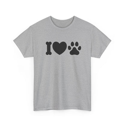 T-Shirt Unisex - Hundepfote mit Herz 4