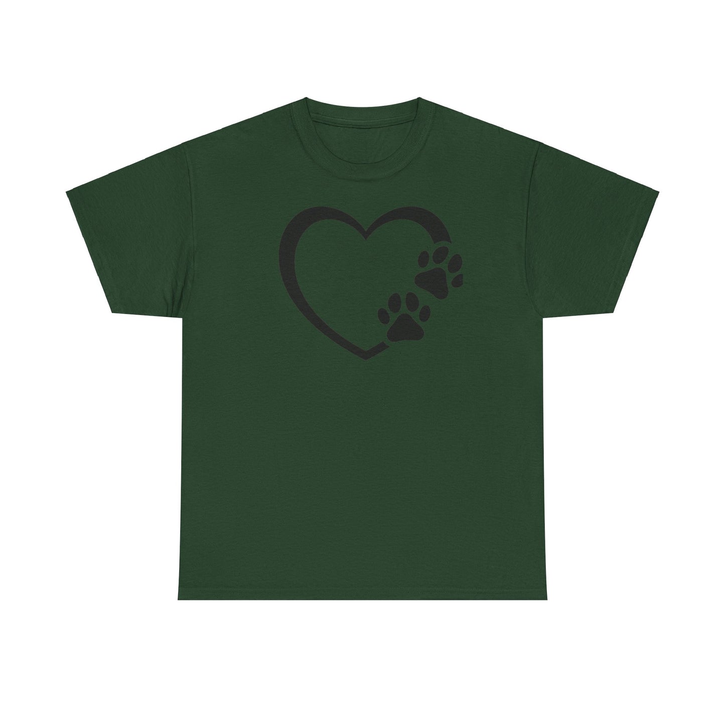 T-Shirt Unisex - Hundepfote mit Herz 7