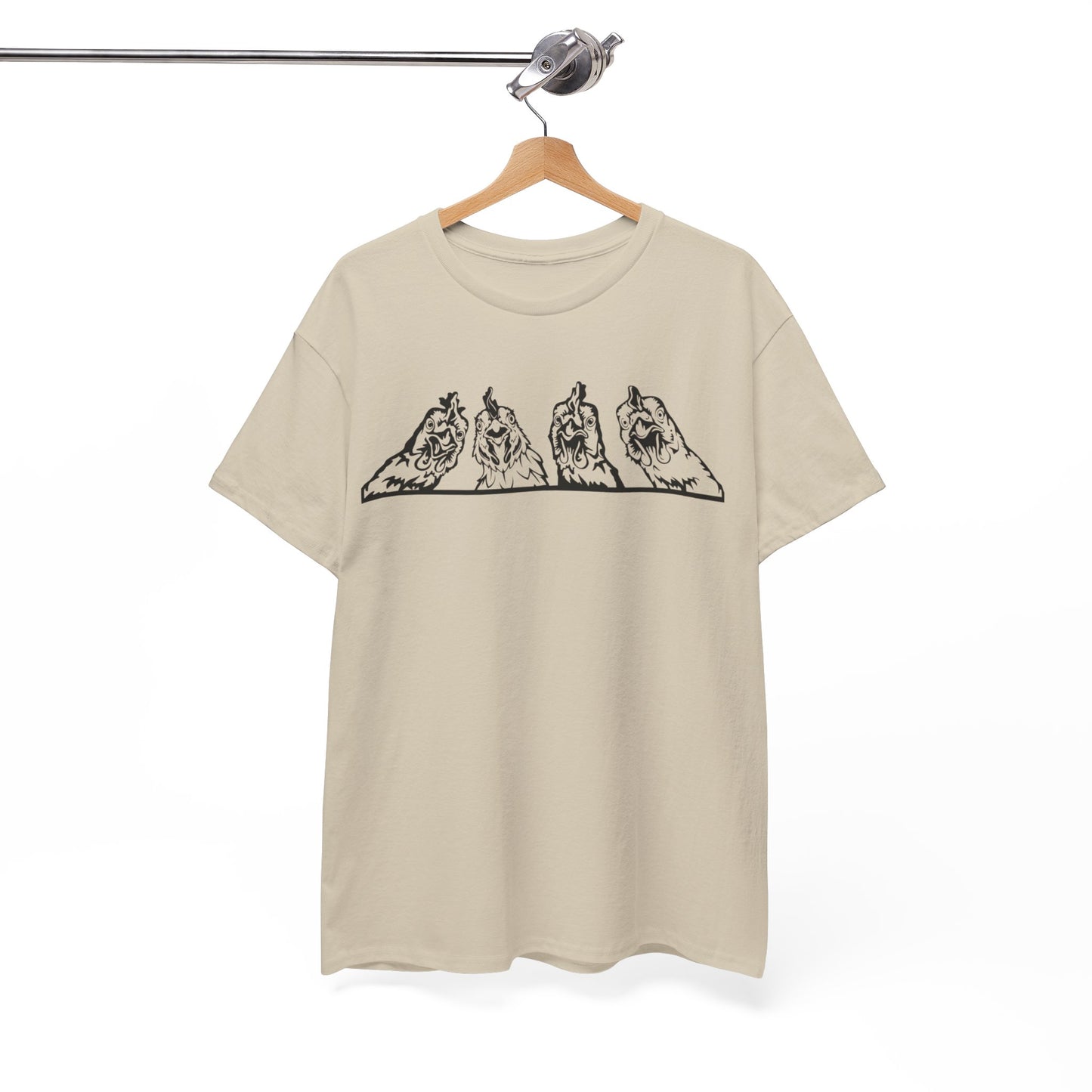 T-Shirt Unisex - Huhn Neugierig 2