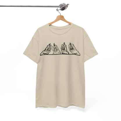 T-Shirt Unisex - Huhn Neugierig 2