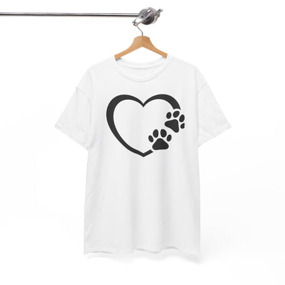 T-Shirt Unisex - Hundepfote mit Herz 7