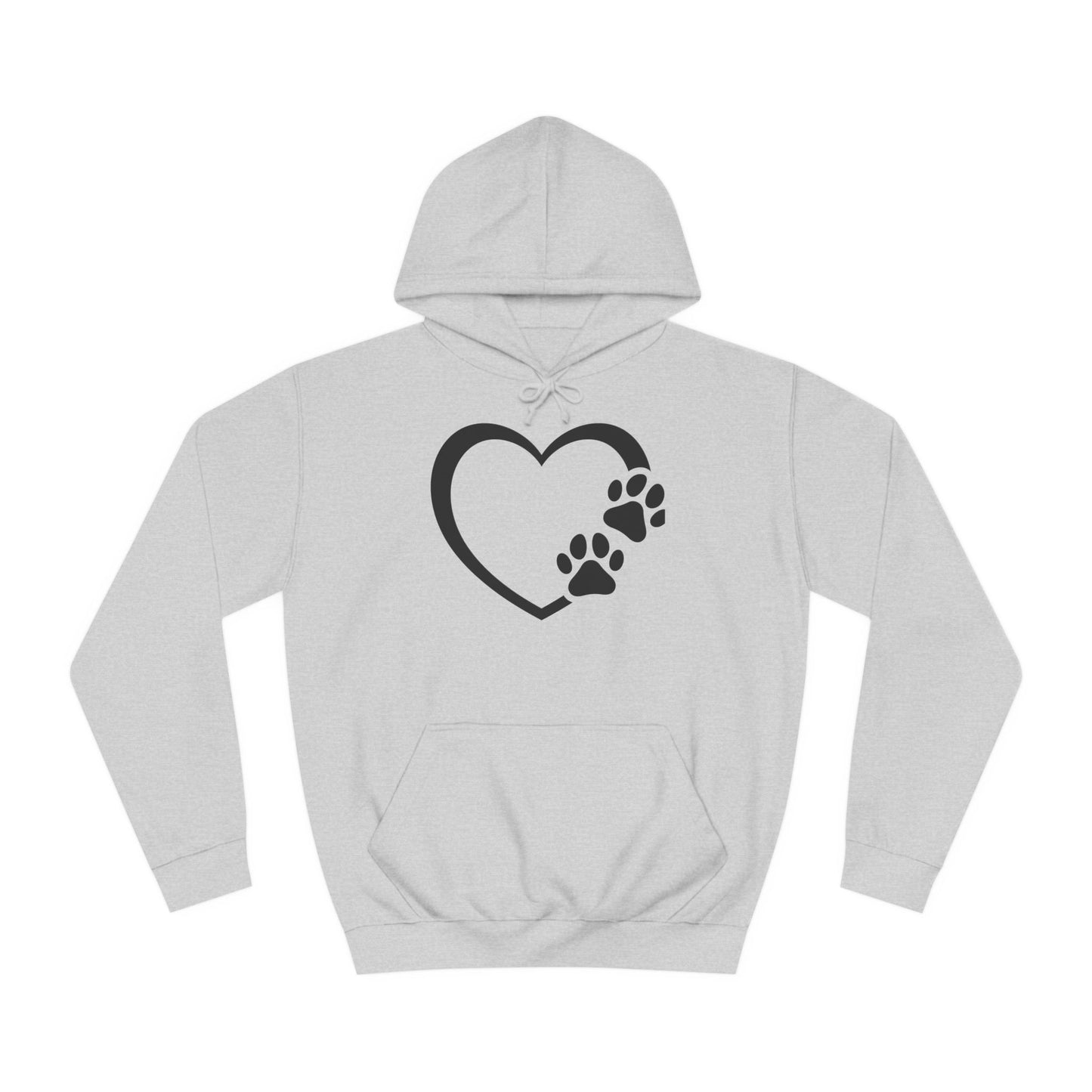 Hoodie Unisex - Hundepfote mit Herz 7