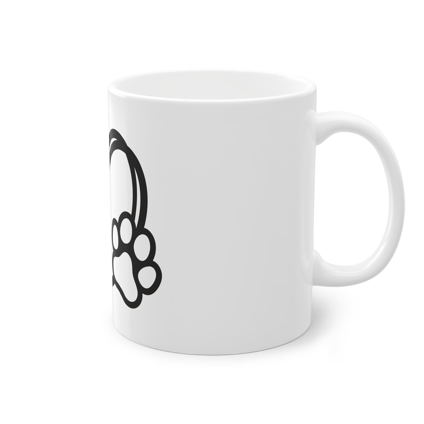 Tasse - Hundepfote mit Herz